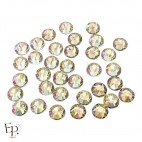 Strass Swarovski thermocollants Crystal Luminous Green SS34 7 mm pour vêtements et customisation textile
