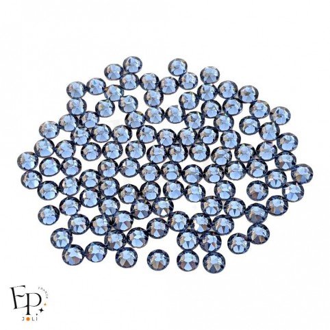 Strass Swarovski thermocollants Denim Blue SS20 5 mm pour vêtements et personnalisation textile