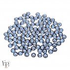 Strass Swarovski thermocollants Denim Blue SS20 5 mm pour vêtements et personnalisation textile