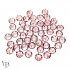 Strass Swarovski Light Rose 7 mm thermocollant pour vêtements et customisation textile