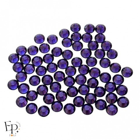 Strass Swarovski Purple Velvet thermocollant 5 mm – violet profond et élégant