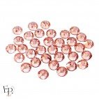 Strass Swarovski thermocollants Rose Peach SS30 7 mm pour vêtements et customisation textile