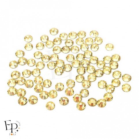 Strass Swarovski Jonquil 5 mm – brillance discrète et teinte citron givré