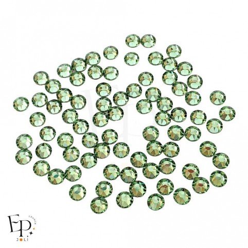Strass Swarovski Peridot 4 mm thermocollant – vert lumineux et éclatant