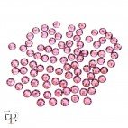 Strass Swarovski Rose 5 mm thermocollant – rose vif et éclatant