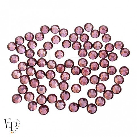 Strass Swarovski Antique Pink 5 mm thermocollant – rose ancien doux et élégant