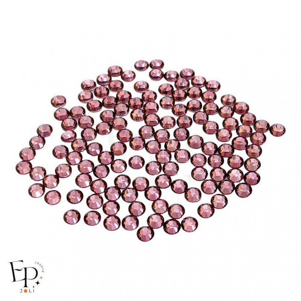 Strass Swarovski Antique Pink 4 mm thermocollant – rose ancien doux et élégant