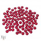 Strass Swarovski Siam thermocollant 5 mm – rouge profond et intense