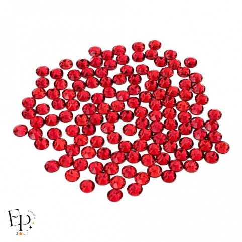 Strass Swarovski Light Siam thermocollant 4 mm – rouge vif éclatant