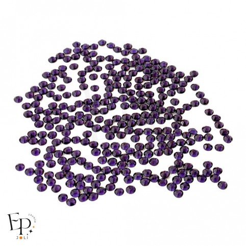 Strass Swarovski Purple Velvet thermocollant 3 mm – violet profond et élégant