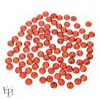 Strass Swarovski Hyacinth 5 mm – nuance feu orangé dynamique sur fond neutre