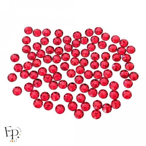 Strass Swarovski Light Siam thermocollant 5 mm – rouge vif éclatant