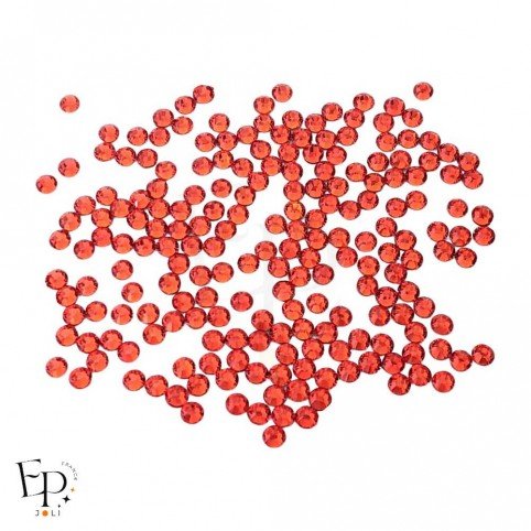 Strass Swarovski Hyacinth thermocollant 3 mm– orange vif intense et lumineux