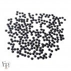 Strass Swarovski Jet thermocollant 3 mm – noir profond et brillant