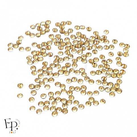 Strass Swarovski Jonquil 3 mm thermocollant – jaune pâle doux et lumineux