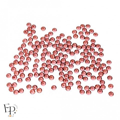 Strass Swarovski Padparadscha thermocollant 3 mm – rose orangé lumineux et tendre