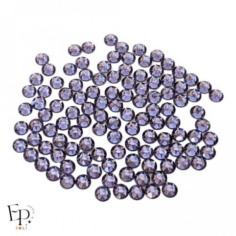 Strass Swarovski Tanzanite thermocollant 4 mm – violet bleuté élégant et raffiné