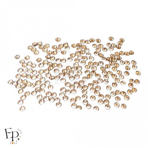 Strass Swarovski Silk thermocollant 3 mm – beige rosé doux et lumineux
