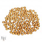 Strass Swarovski Topaz thermocollant 4 mm – brun doré intense et chaleureux
