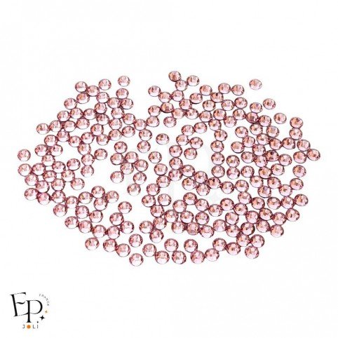 Strass Swarovski Light Rose 3 mm thermocollant – rose clair tendre et scintillant