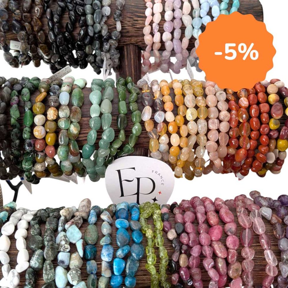 Code promo 5% pour 2 bracelets en pierre naturelle achetés
