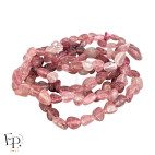 Bracelets Quartz Fraise, pierre naturelle roulée rose – idéal cadeau