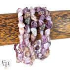 Bracelets Super Seven, pierre naturelle roulée – équilibre et protection - pierres de taille moyenne