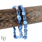 Bracelets en pierre naturelle Sodalite, pierre roulée bleu – pierres de taille moyenne