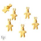 Boutons à queue Lapin Jaune 18 mm