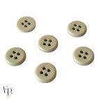 Boutons Vert de gris 12 mm - Face et dos